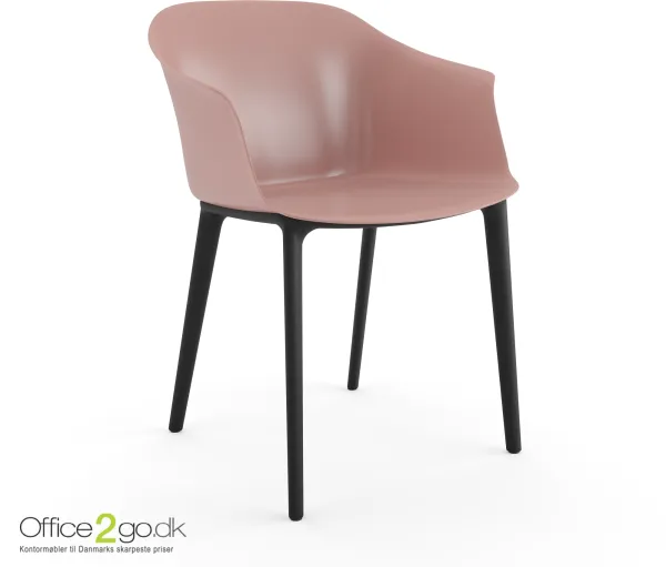 Polytone C -tuoli - mustat jalat