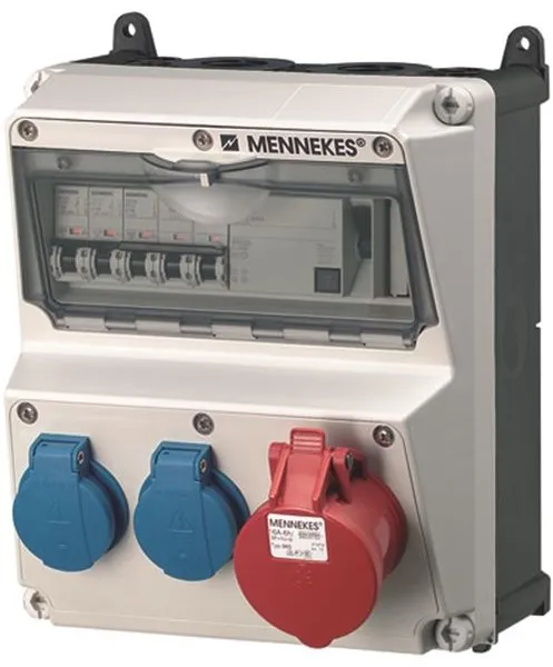 Mennekes AMAXX -taulu schuko 5-napainen 16Aol IP44